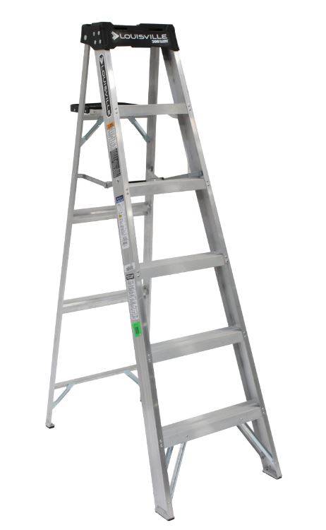 LADDER STEP ALUMINUM 6' 300# TYPE IA RATING - Aluminum Step